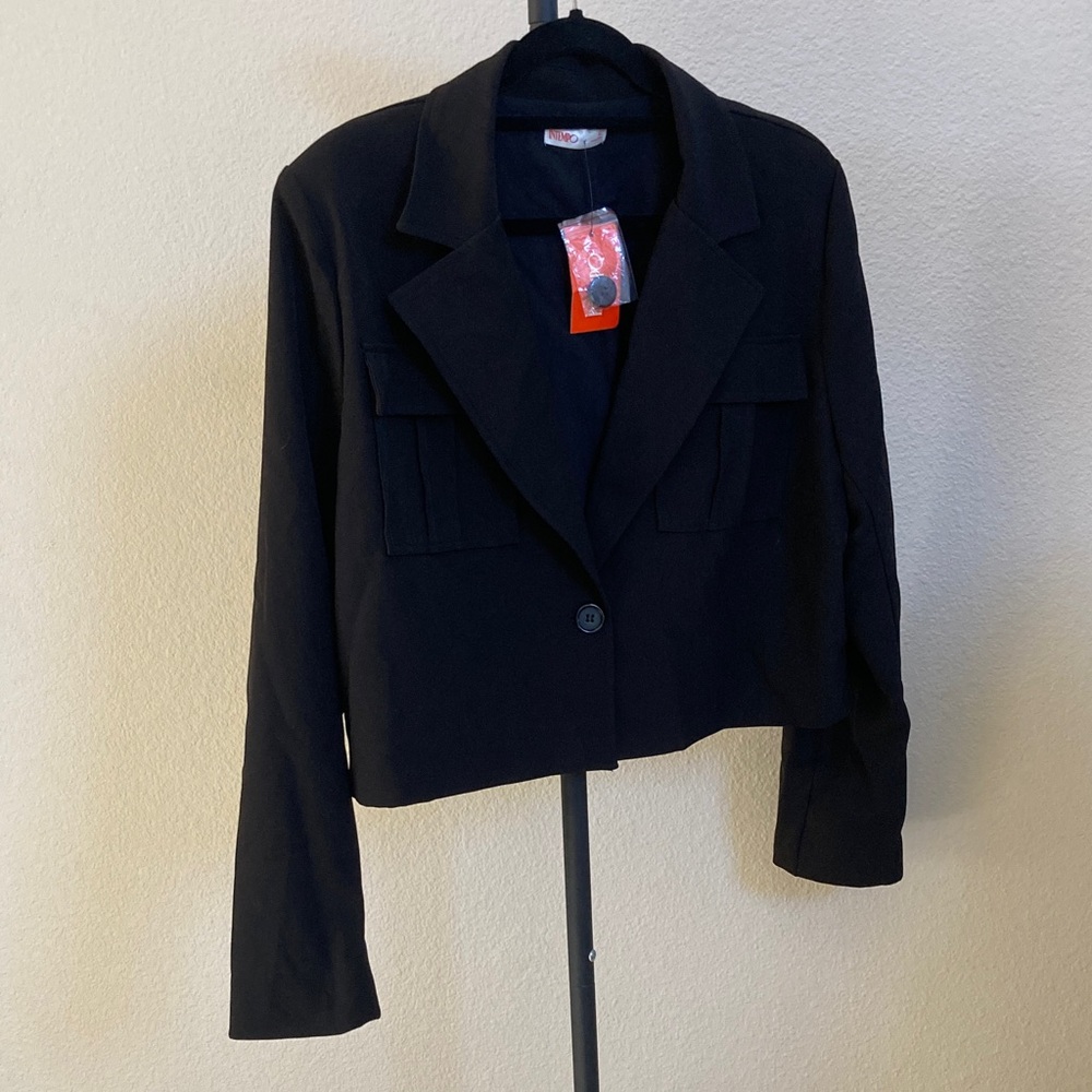 Women's Intempo Black Blazer with tags on